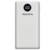 ADATA Power bank P20000QCD 20000 mAh, Li-Polymer, White