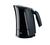 Braun Kettle WK500BK Multiquick 5 Standard, 3000 W, 1.7 L, Plastic, Black, 360° rotational base