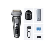 Braun 9675cc Series 9 PRO+ Clean&Charge Shaver, Grey | Braun