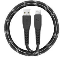 ENERGEA kabel Nyloflex USB - Lightning Charge and Sync C89 MFI 1.5m czarny|black