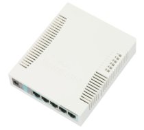 MikroTik Switch RB260GS 10/100/1000 Mbit/s, Ethernet LAN (RJ-45) ports 5, SFP ports quantity 1, Desktop, POE-in