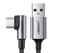 Ugreen USB - USB Type C angled cable 2m 3A gray (50942)