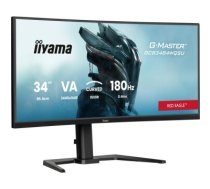 iiyama G-MASTER Get ahead with the curved GCB3484WQSU-B1 Red Eagle featuring 180Hz refresh rate and 0.4ms response time