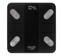 Adler Smart Bathroom Scale | AD 8186b | Maximum weight (capacity) 180 kg | Accuracy 100 g | Body Mass Index (BMI) measuring | Black