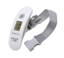 Adler | Travel Luggage Scale | AD 8189 | Maximum weight (capacity) 40 kg | Accuracy 100 g | White