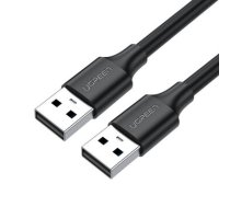 USB 2.0 A-A UGREEN US128 cable 0.25m (black)