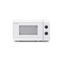 Sharp Microwave Oven with Grill YC-MG01E-C Free standing, 800 W, Grill, Crystal White