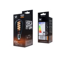 LED Bulb Filament E27 ST64 4W 230V 2000K 250lm SF smoked Forever Light