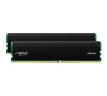 Crucial Pro OC 32GB Kit (2X16GB) DDR5-6400 UDIMM CL38 Black