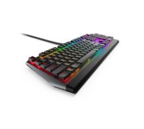 Dell AW510K, Wired, Mechanical Gaming Keyboard, RGB LED light, EN, Dark Gray, USB,