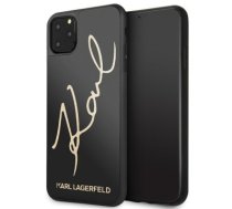 Karl Lagerfeld KLHCN65DLKSBK iPhone 11 Pro Max czarny|black hard case Signature Glitter