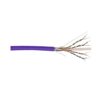 Digitus CAT 6 F-UTP installation cable, 250 MHz Eca (EN 50575), AWG 23/1, 100 m paper box, sx, purple