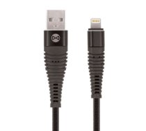 Forever Shark cable USB - Lightning 1,0 m 2A black