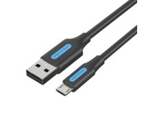 Vention USB 2.0 A Male to Micro-B Male 3A Cable 0.5M Black