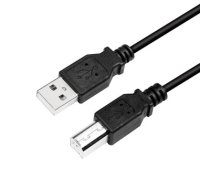 Logilink USB cable USB 2.0 A to B 2x male CU0009B 5 m, USB-A male, USB-B male
