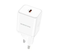 Borofone Wall charger BN6 Field - Type C - QC 3.0 PD 20W white