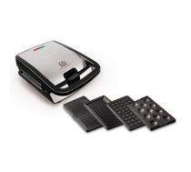 Tefal SW854D16 sandwich maker 700 W Black, Stainless steel