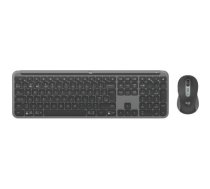 LOGITECH Signature Slim Wireless Keyboard and Mouse Combo MK950 - GRAPHITE - PAN - 2.4GHZ/BT - NORDIC-613