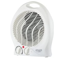 Adler Heater AD 7728 Fan Heater, 2000 W, Number of power levels 2, White