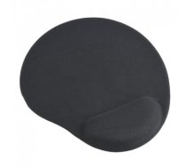 Gembird Gel mouse pad with wrist support Black, 240 x 220 x 4 mm