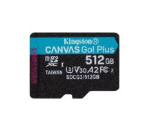 Kingston Technology Canvas Go! Plus memory card 512 GB MicroSD Class 10 UHS-I