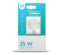 LED Bulb G4 Round 2W 12V 6000K 180lm Forever Light