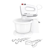 Bosch MFQ2600G Hand Mixer, 375 W, Number of speeds 4, Shaft material Stainless steel, White