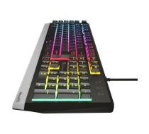 Genesis Rhod 300 RGB Gaming keyboard, RGB LED light, US, Black, Wired