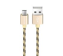 Borofone Cable BX24 Ring Current - USB to Micro USB - 2,4A 1 metre gold