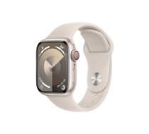 Apple Watch Series?9 GPS + Cellular 41mm Starlight Aluminium Case with Starlight Sport Band - M/L Apple