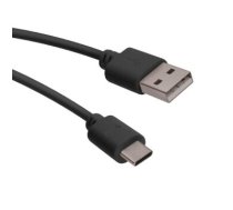 Forever universāls USB-C datu un uzlādes vads 1m melns