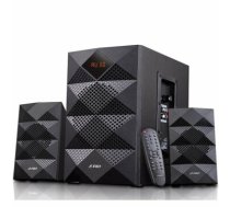 Multimedia Bluetooth Speakers F&D A180X (2.1 Channel Surround, 42W, 200-20KHz, Subwoofer: 50-118Hz, Bluetooth 4.0, USB card reader, FM, digital, Remote Control, Wooden, Black)