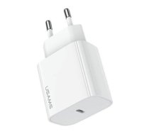 USAMS Ład. siec. 1xUSB-C T65 PD20W (only head) PD Fast Charging biały|white CC226TC01 (US-CC226)