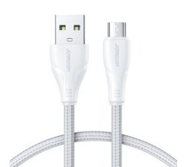 Joyroom USB cable - micro USB 2.4A Surpass Series for fast charging and data transfer 1.2 m white (S-UM018A11)