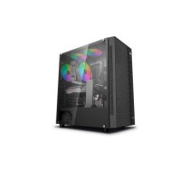 Deepcool MATREXX 55 MESH Side window, Black, E-ATX, Power supply included No