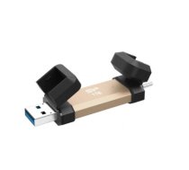 Silicon Power DS72 | 1000 GB | USB Type-A and USB Type-C 3.2 Gen 2 | Gold