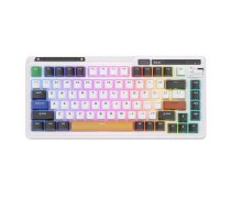 Mechanical keyboard Royal Kludge KZZI K75 pro RGB, Eternity Switch (black and white)