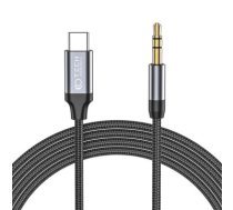 Tech-Protect UltraBoost audio USB-C | 3.5mm mini jack cable 1 m - black