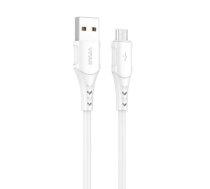 USB to Micro USB cable Vipfan Colorful X12, 3A, 1m (white)