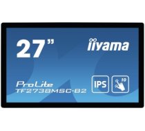 iiyama ProLite TF2738MSC-B2 touch screen monitor 68.6 cm (27") 1920 x 1080 pixels Multi-touch Multi-user Black