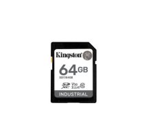 KINGSTON 64GB SDXC INDUSTRIAL -40C TO 85C C10 UHS-I U3 V30 A1 PSLC