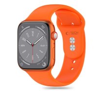 TECH-PROTECT SILIKONA APPLE WATCH 4 | 5 | 6 | 7 | 8 | 9 | SE | ULTRA 1 | 2 (42 | 44 | 45 | 49 MM) SPILGTI ORANŽS