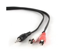 Cablexpert 1.5m, 3.5mm/2xRCA, M/M 1.5 m, Black, Red, White