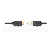 Ugreen Uni-directional DisplayPort to HDMI cable 4K 30 Hz 32 AWG 2 m (DP101 10202)