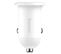 Baseus CCALLP-02 Grain Pro Car Charger Dual USB 4.8A White