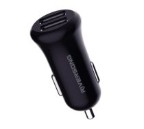 Riversong car charger Safari P5 2x USB- 3,1A black CC41C