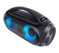 Speaker SVEN PS-380, black (40W, Waterproof (IPx5), TWS, Bluetooth, FM, USB, 3000mA*h)