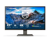 Philips P Line 439P1/00 LED display 108 cm (42.5") 3840 x 2160 pixels 4K Ultra HD Black