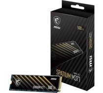 SSD|MSI|SPATIUM M371|500GB|M.2|PCIE|NVMe|3D NAND|Write speed 1150 MBytes/sec|Read speed 2200 MBytes/sec|2.15mm|TBW 110 TB|MTBF 1500000 hours|S78-440K160-P83