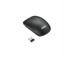 Asus WT300 RF Optical mouse, Wireless connection, No, Black/Red